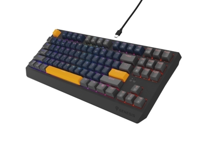 Геймърска клавиатура Genesis Thor 230 TKL, Черна/Сива - NKG-2163 gallery image 2