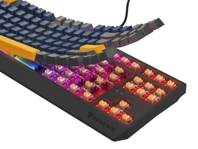 Геймърска клавиатура Genesis Thor 230 TKL, Черна/Сива - NKG-2163 gallery image 6