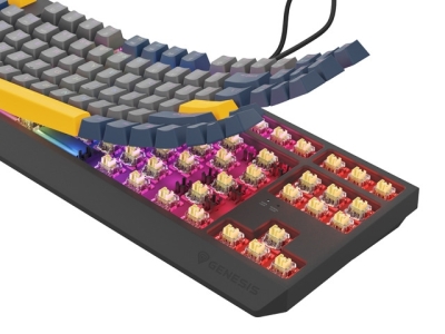 Геймърска клавиатура Genesis Thor 230 TKL, Черна/Синя - NKG-2164 gallery image 2