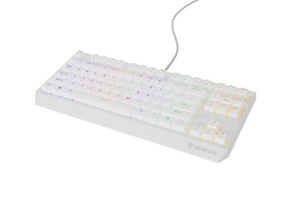 Геймърска клавиатура Genesis Thor 230 TKL, Бяла - NKG-2080 gallery image 2