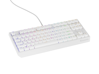 Геймърска клавиатура Genesis Thor 230 TKL, Бяла - NKG-2080 gallery image 6