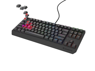 Геймърска клавиатура Genesis Thor 230 TKL Lite, Черна - NKG-2076 gallery image 6
