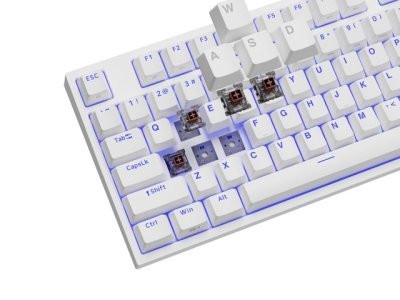 Геймърска клавиатура Genesis Thor 404 TKL, Бяла - NKG-2072 gallery image 2