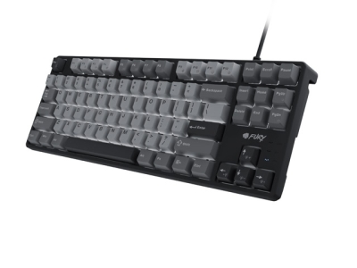 Геймърска клавиатура Fury Gaming Kanabo K2, Черна/Сива - NFU-2386 gallery image 3