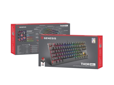 Геймърска клавиатура Genesis Thor 303 TKL Черна - NKG-1882 gallery image 9