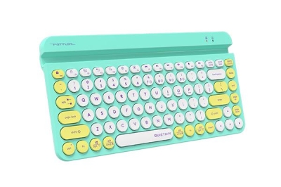 Безжична клавиатура A4TECH Fstyler FBK30, Авокадо - FBK30-AVOCADO gallery image 3
