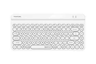 Безжична клавиатура A4TECH Fstyler FBK30, Бяла - FBK30-WHITE gallery image 1