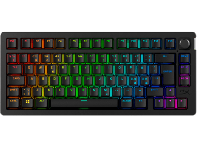 Безжична геймърска клавиатура с HyperX Alloy Rise 75, Черна - 91Y91AA#ABA gallery image 1