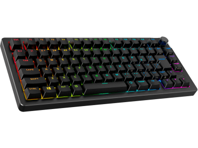 Безжична геймърска клавиатура с HyperX Alloy Rise 75, Черна - 91Y91AA#ABA gallery image 2