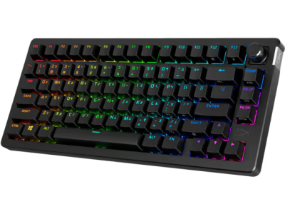 Безжична геймърска клавиатура с HyperX Alloy Rise 75, Черна - 91Y91AA#ABA gallery image 3