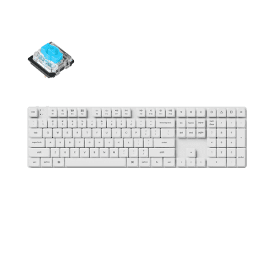 Геймърска клавиатура Keychron K5 Pro, Бяла - K5P-P2
