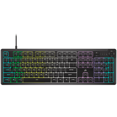 Геймърска клавиатура Corsair K55 Core RGB, Черна - CH-9226C65-NA gallery image 3