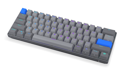Безжична геймърска клавиатура ENDORFY Thock V2 Compact, Сива - EY5A132 gallery image 1