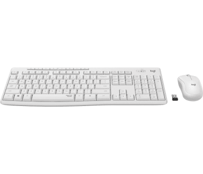 Kомплект безжични клавиатура и мишка Logitech MK295, Бял - 920-009824 gallery image 2