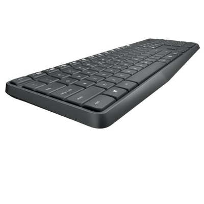 Безжичен комплект клавиатура и мишка Logitech MK235, Тъмносив - 920-008024 gallery image 3