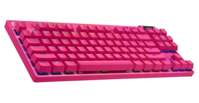Безжична геймърска клавиатура Logitech G PRO X TKL, Розова - 920-012159 gallery image 1