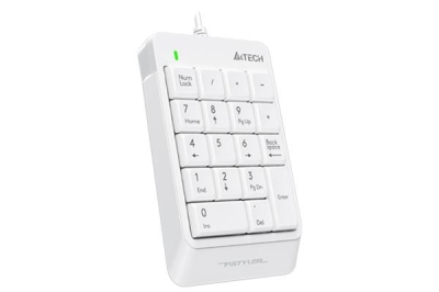 Цифрова клавиатура A4TECH FK13P, Бяла - 1398 gallery image 4
