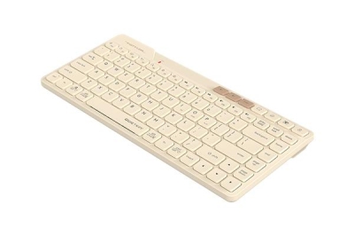 Безжична клавиатура A4TECH FBK26C AS, Бежова - FBK26-CAFE LATTE gallery image 2