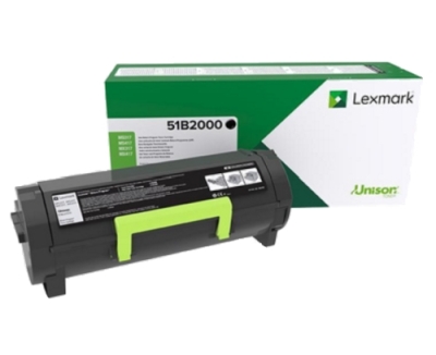 Тонер касета Lexmark 51B2000 MS/MX317, 417, 517, 617, Черна - 51B2000