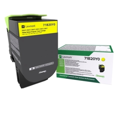 Консуматив Lexmark 71B20Y0 CS/CX317, 417, 517, Жълт - 71B20Y0