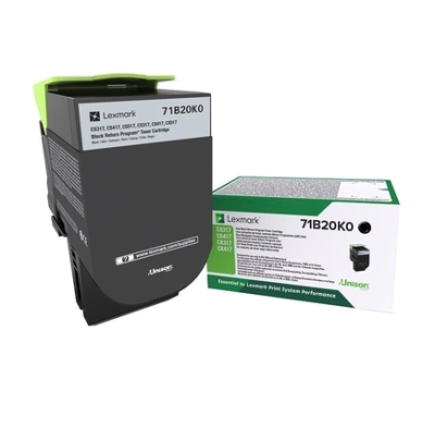 Консуматив Lexmark 71B20K0 CS/CX317, 417, 517, Черен - 71B20K0