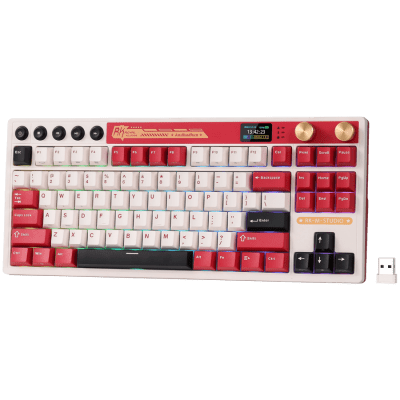 Геймърска клавиатура Royal Kludge RK M87 Famicom - RK-M87-FAMICM-CRMSW-US gallery image 2
