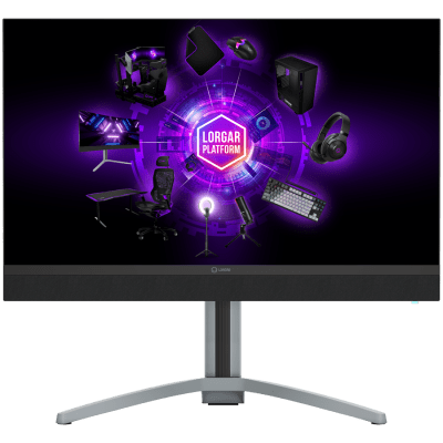 Монитор LORGAR 27MP1, 27", UHD (3840 x 2160), Fast IPS, Mini LED, 160 Hz, 1 ms - LRG-27MP1U160-GY gallery image 2