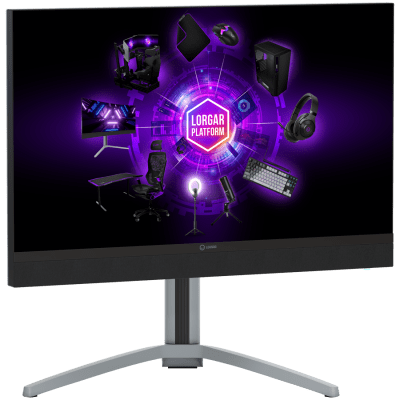 Монитор LORGAR 27MP1, 27", UHD (3840 x 2160), Fast IPS, Mini LED, 160 Hz, 1 ms - LRG-27MP1U160-GY gallery image 4