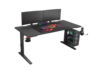 Геймърско регулируемо бюро Genesis Gaming Desk Holm Modular 160, Черно - NDS-2250 gallery image 1