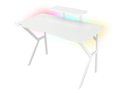 Геймърско бюро Genesis Holm 320 RGB, Бяло - NDS-1802 gallery image 8