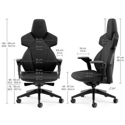 Геймърски стол Noblechairs DAWN, Черен - GAGC-405 gallery image 10