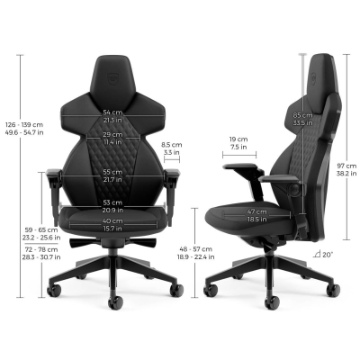 Геймърски стол Noblechairs DAWN, Черен - GAGC-400 gallery image 11