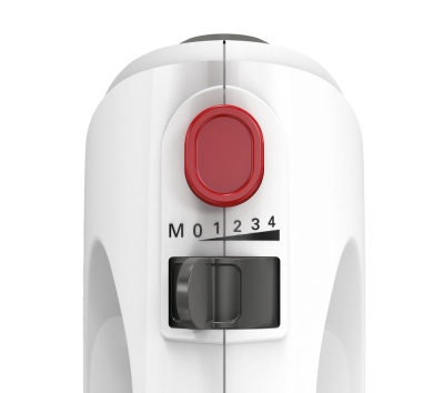 Ръчен миксер Bosch CleverMixx, 375 W, 4 степени, Бял - MFQ22100 gallery image 4