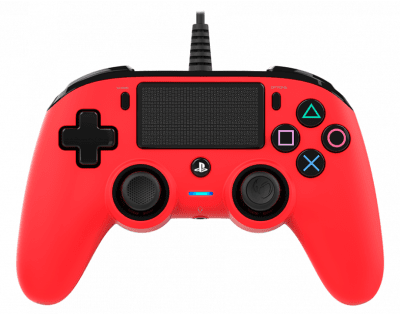 Геймпад Nacon Wired Compact, Червен - PS4OFCPADRED gallery image 1