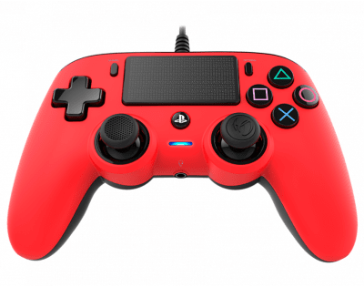 Геймпад Nacon Wired Compact, Червен - PS4OFCPADRED gallery image 2