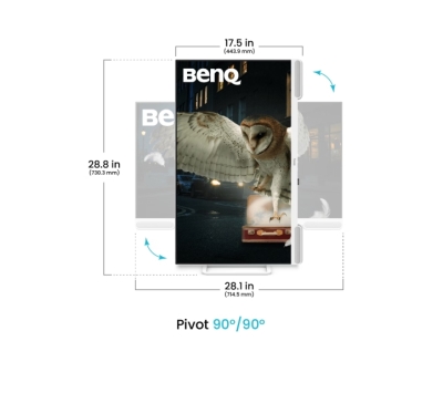 Монитор BenQ EW3290U, 31.5", 4K UHD (3840x2160) IPS, 60Hz, 5ms, Бял - 9H.LN4LJ.LBE gallery image 6