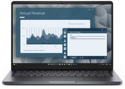 Лаптоп Dell Pro 14 PC14255, 14.0", AMD Ryzen 5 PRO 230, Full HD+ IPS, 16GB DDR5, 512GB SSD, AMD Radeon 760M Graphics, Windows 11 Pro, Графит - BTO509_PC14255_EMEA gallery image 1