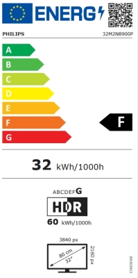 Монитор Philips 32M2N8900P, 31.5", 4K UHD (3840 x 2160), QD-OLED, 240 Hz, 0.03 ms, Бял - 32M2N8900P/00 gallery image 7