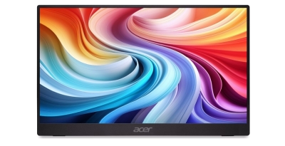 Монитор Acer PM161QB1bmiuux, 15.6", Full HD (1920 x 1080), IPS, 60 Hz, 4 ms, Черен - UM.ZP1EE.101