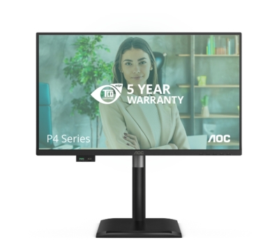 Монитор AOC 24P4U, 23.8", Full HD (1920 x 1080), IPS, 120 Hz, 4 ms, Черен - 24P4U gallery image 1