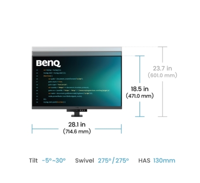 Монитор BenQ RD320UA, 32", 4K UHD (3840 x 2160), IPS, 60 Hz, 5 ms, Черен - 9H.LMTLA.RBE gallery image 10