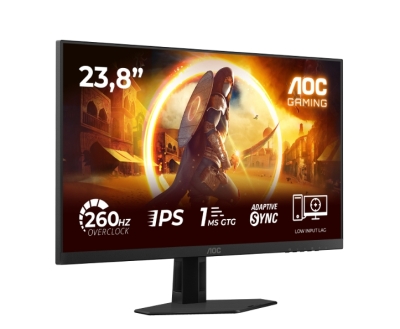 Монитор AOC 24G4ZR, 23.8", Full HD (1920 x 1080), Fast IPS, 260 Hz, 1 ms, Черен - 24G4ZR gallery image 2