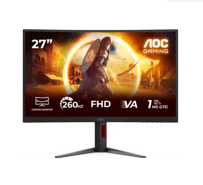 Монитор AOC C27G4Z2, 27", Full HD (1920 x 1080), Fast VA, 260 Hz, 1 ms, Черен - C27G4Z2 gallery image 1