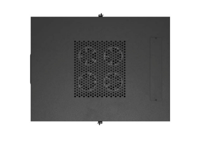 Комуникационен шкаф Lanberg 19" 24U 600 x 800 mm, Перфорирана врата, Черен - FF01-6824-23BL gallery image 4