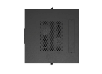 Комуникационен шкаф Lanberg 19" 24U 600 x 600 mm, Закалена стъклена врата, Черен - FF01-6624-12BL gallery image 5