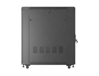 Комуникационен шкаф Lanberg 19" 22U 600 x 1000 mm, Перфорирана врата, Черен - FF01-6022-23B gallery image 2