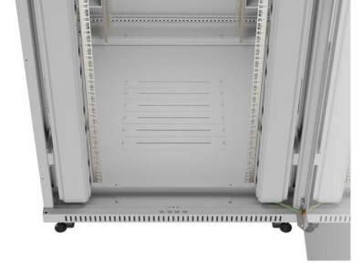 Комуникационен шкаф Lanberg 19" 47U 800 x 1000 mm, Закалена стъклена врата, Сив - FF01-8047-12SL gallery image 5