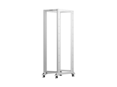 Комуникационен шкаф Lanberg 19" 42U 600 x 1000 mm, Open Frame, Сив - OR01-6042-S gallery image 2