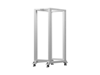 Комуникационен шкаф Lanberg 19" 32U 600 x 1000 mm, Open Frame, Сив - OR01-6032-S gallery image 2