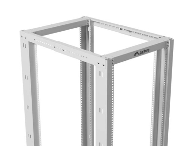 Комуникационен шкаф Lanberg 19" 32U 600 x 1000 mm, Open Frame, Сив - OR01-6032-S gallery image 7